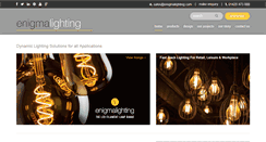 Desktop Screenshot of enigmalighting.com