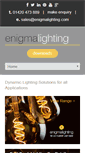 Mobile Screenshot of enigmalighting.com